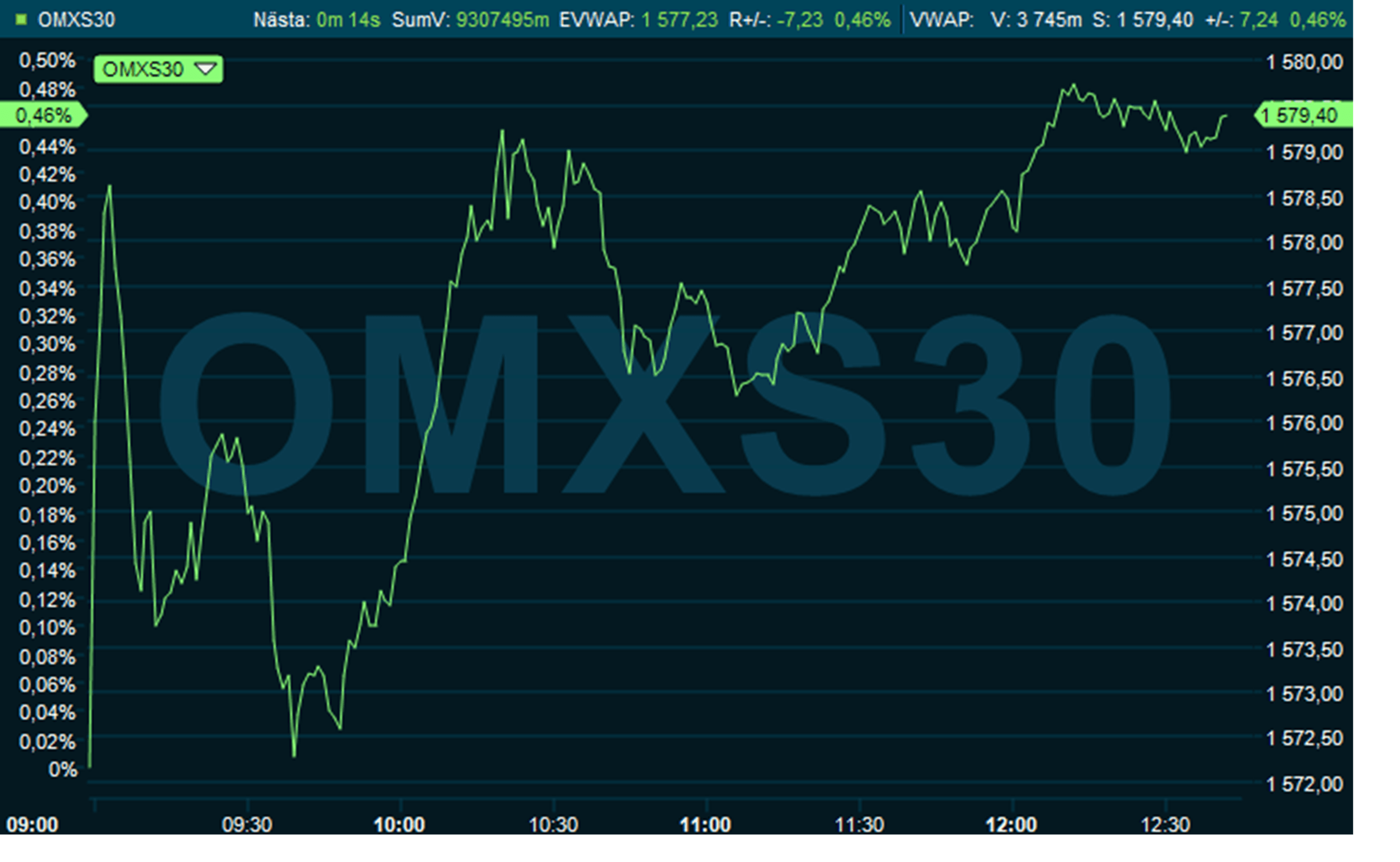 ASSA OCH LUNDIN PETROLEUM ÅT SKILDA HÅLL, OMXS30 +0,5%