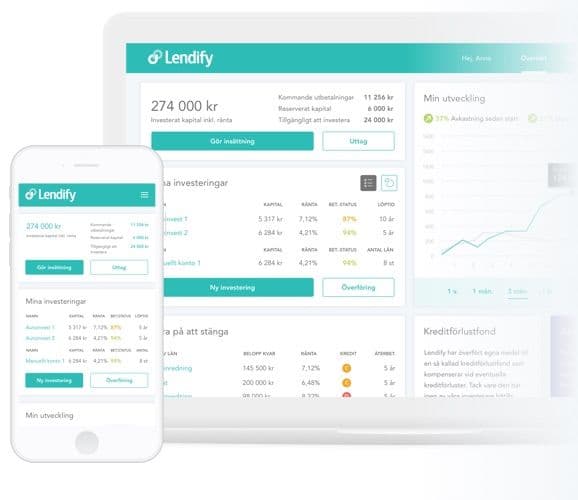Lendify Technologies AB (publ) publishes bond prospectus and applies for listing of its bonds on Nordic Growth Market NGM.